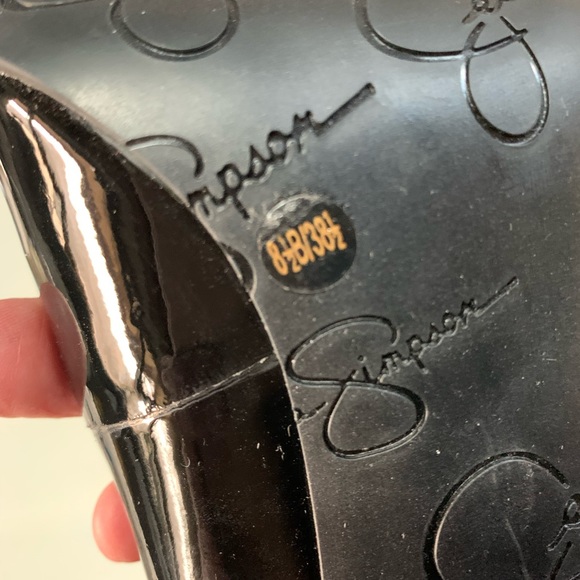 Black smooth heels 👠 size 8.5 M - Picture 6 of 8